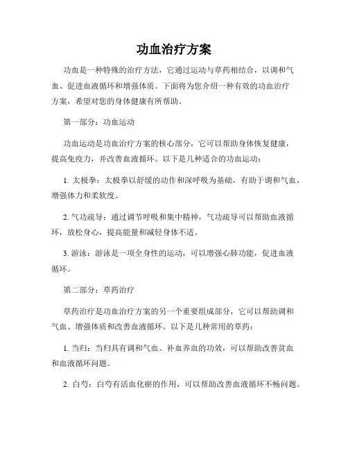 功血治疗方案