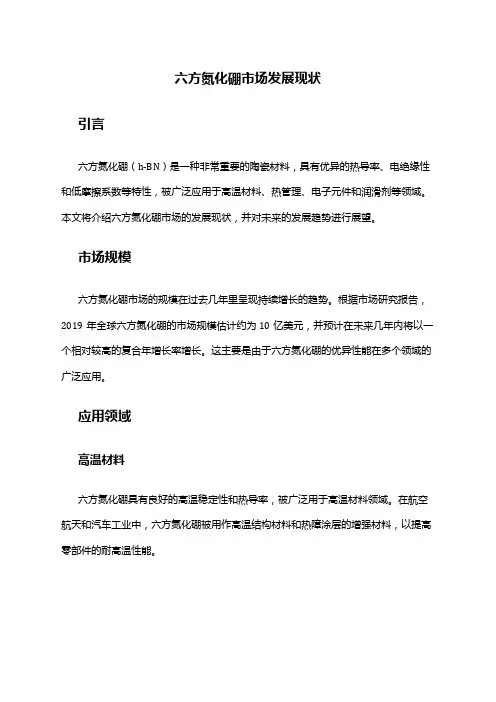 2024年六方氮化硼市场发展现状