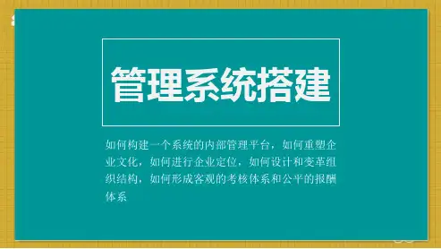 管理系统搭建-战略规划十步法