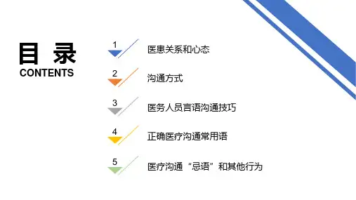 医患沟通如何维护好医患关系课件PPT