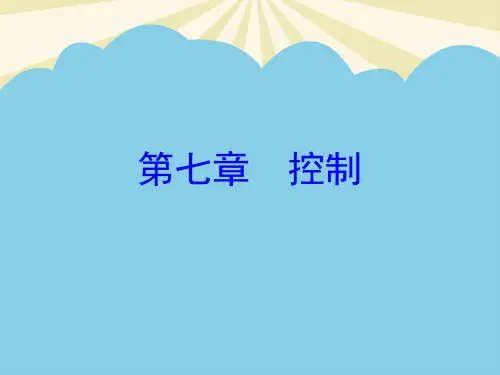 管理学控制.最全优质PPT