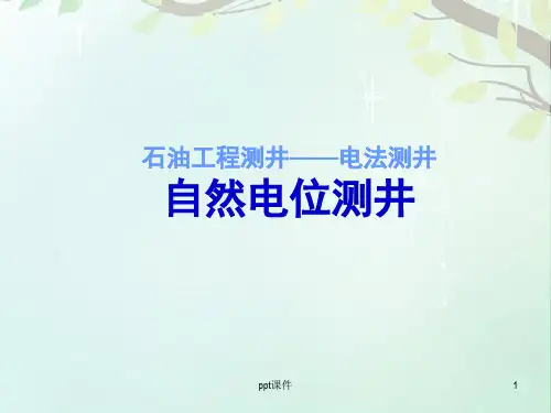 《电法测井》自然电位测井  ppt课件