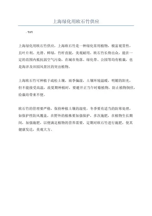 上海绿化用欧石竹供应