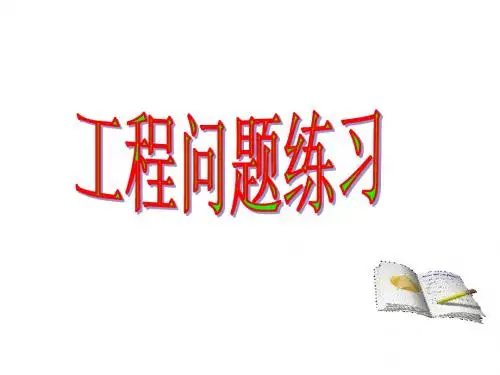 《工程问题复习》PPT课件