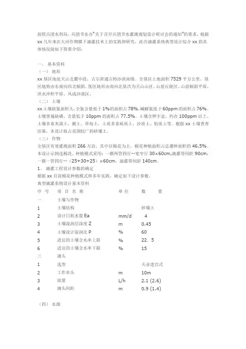 滴灌系统设计示例_secret