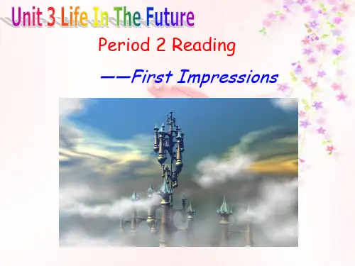 人教新课标高中英语必修五Unit 3 Life in the futureUnit 3 Life in the future课件