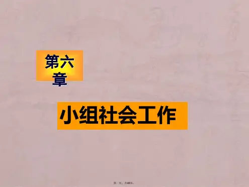 第六章小组社会工作