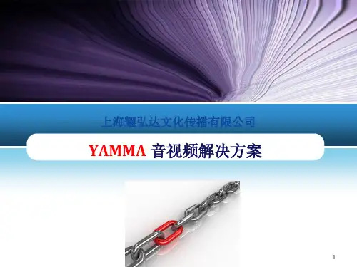 YAMMA-音视频解决方案 PPT课件