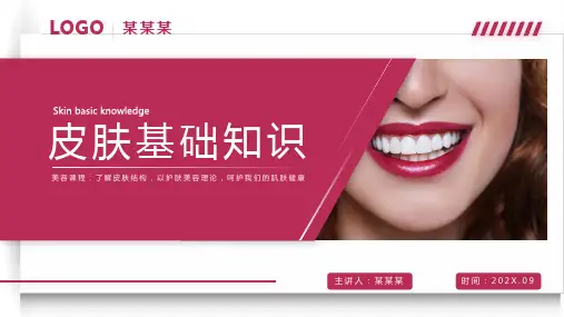 美容行业皮肤基础知识培训课件