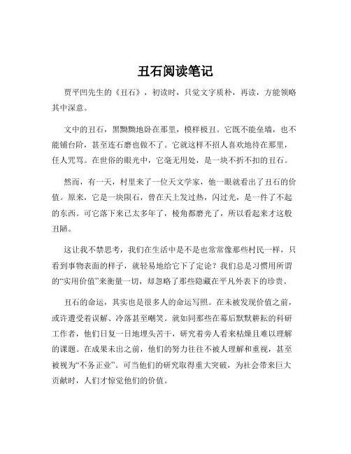 丑石阅读笔记