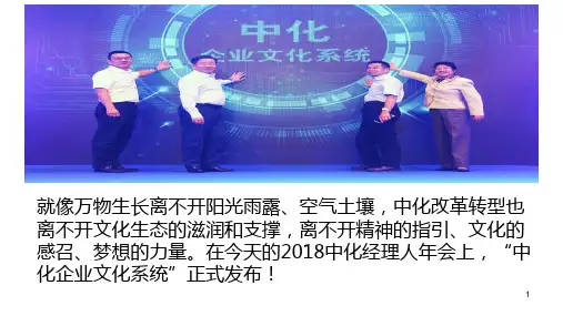 完整版中化企业文化系统ppt课件