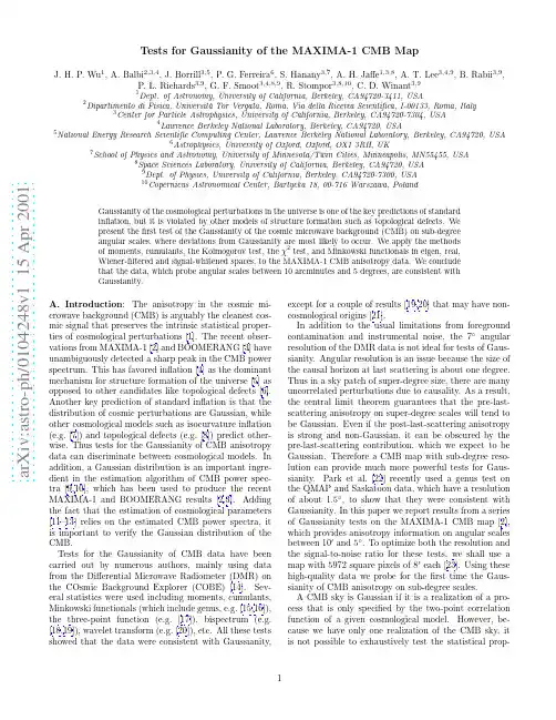 Tests for Gaussianity of the MAXIMA-1 CMB Map