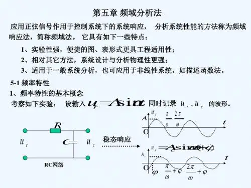 四、线性系统的频域分析法