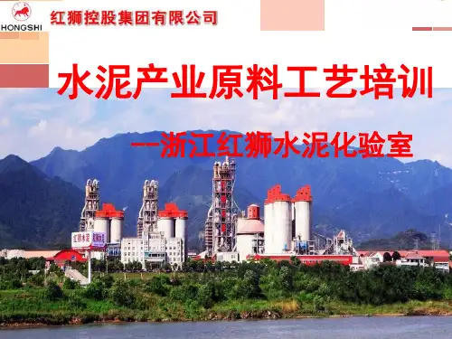 水泥产业原料工艺培训.pptx
