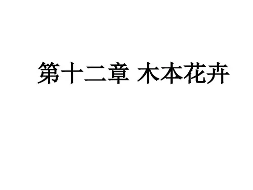 第十二章木本花卉(1)