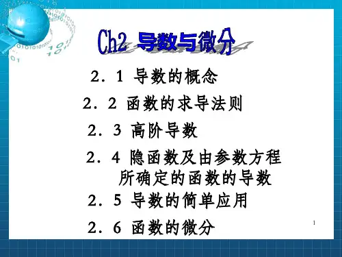 高等数学第二章导数与微分(4)
