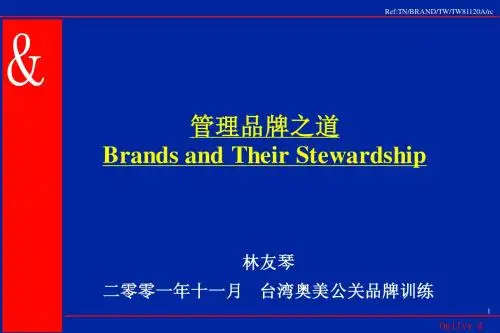 台湾奥美管理品牌之道(培训ppt)