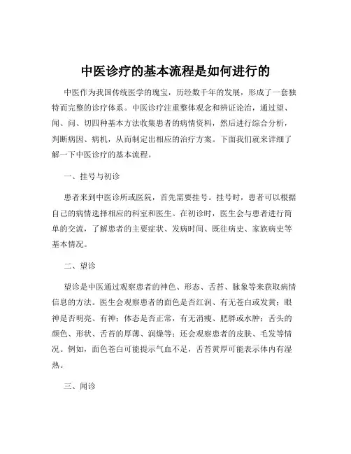 中医诊疗的基本流程是如何进行的