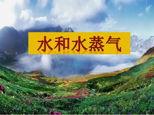 《水和水蒸气》优质课课件