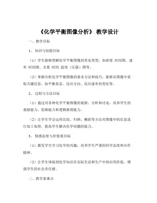 《化学平衡图像分析》 教学设计