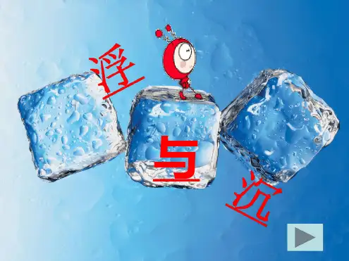 幼儿园课件——大班科学《_沉与浮》