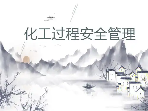 化工过程安全管理