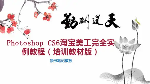 Photoshop CS6淘宝美工完全实例教程(培训教材版)