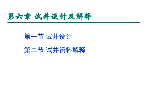 试井资料解释方法