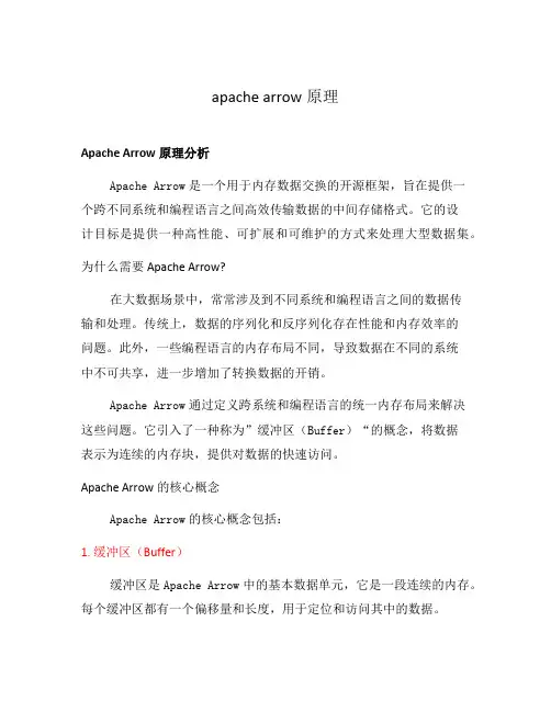apache arrow原理
