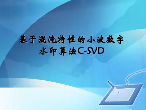 基于混沌特性的小波数字水印算法C-SVD