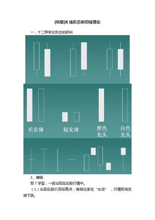 [转载]K线形态和切线理论