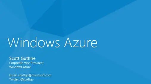 微软官方出品windows8风格动画PPT