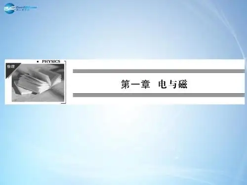 【全优课堂】2014秋高中物理 第1章 第6节洛伦兹力初探课件 粤教版选修1-1