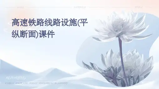 高速铁路线路设施(平纵断面)课件