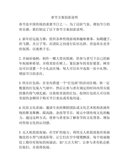 春节方案创意说明