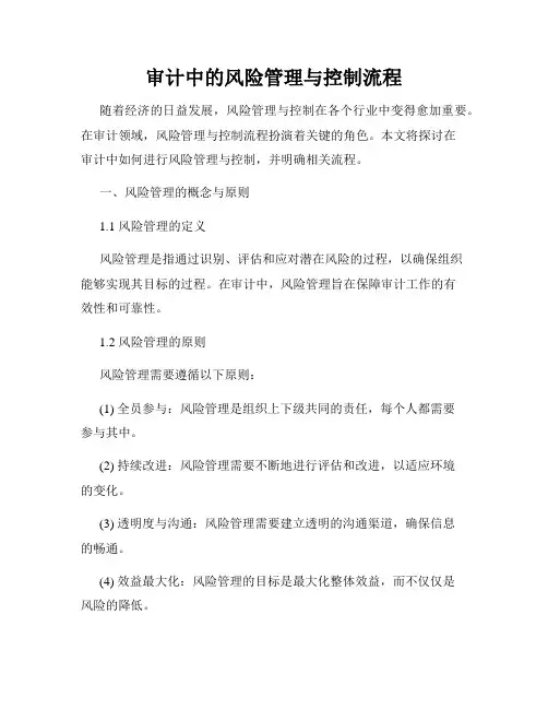 审计中的风险管理与控制流程