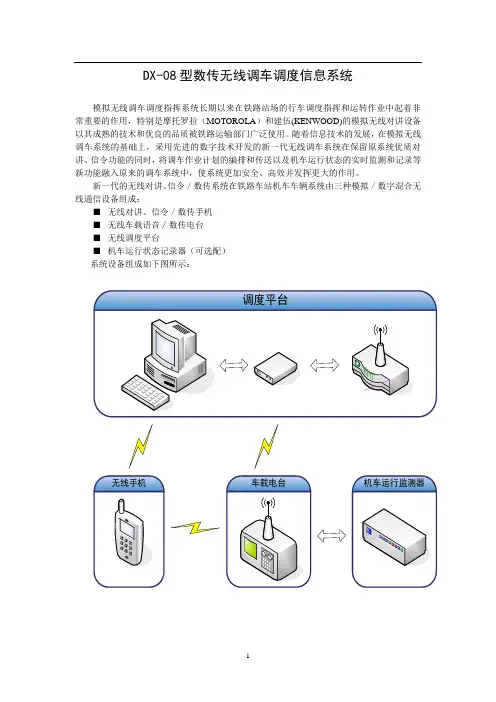DX-08型平调系统说明书