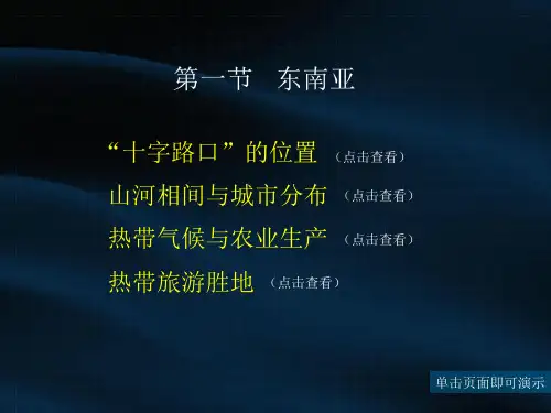 东南亚和中东复习