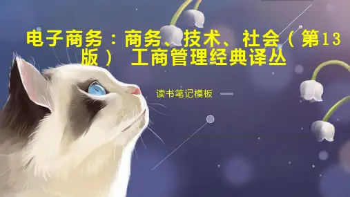 《电子商务：商务、技术、社会(第13版) 工商管理经典译丛》读书笔记模板