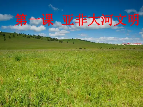 亚非大河文明
