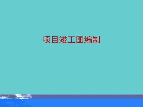 项目竣工图编制