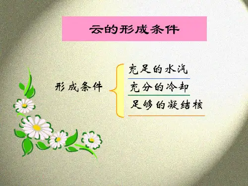 航空气象 云的形成与天气