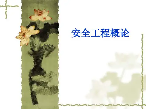 安全工程绪论  ppt课件