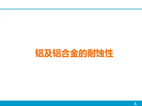 铝及铝合金的耐蚀性