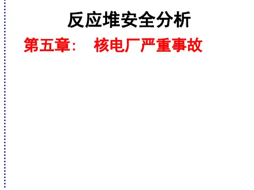 核反应堆安全分析-核安全-核技术-5.3核电厂的严重事故