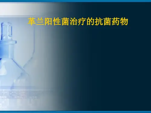 革兰阳性菌治疗的抗菌药物