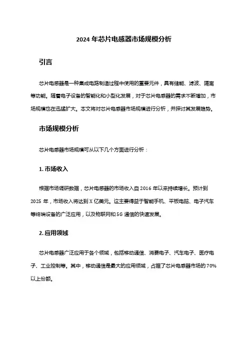 2024年芯片电感器市场规模分析