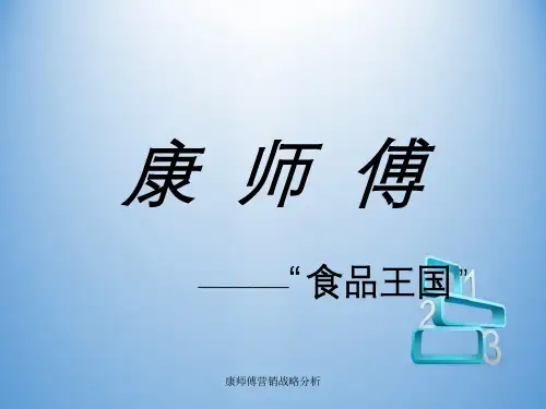 康师傅营销战略分析