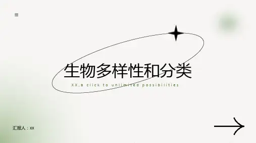 生物多样性和分类