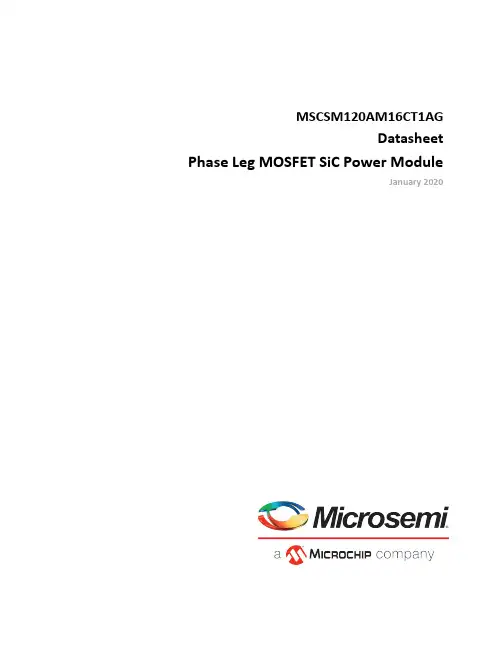 MSCSM120AM16CT1AG SiC Power Module数据手册说明书